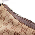 Gucci Shoulder Bag GG Canvas Beige Dark Brown — view 9