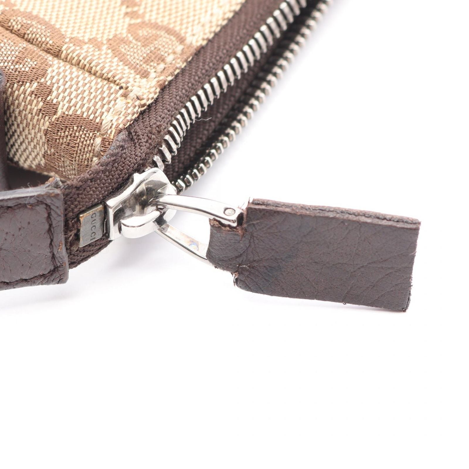 Gucci Shoulder Bag GG Canvas Beige Dark Brown — view 6