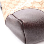 Gucci Shoulder Bag GG Canvas Beige Dark Brown — view 8