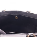 Chanel Handbag Quilted Turnlock Black Leather — view 6