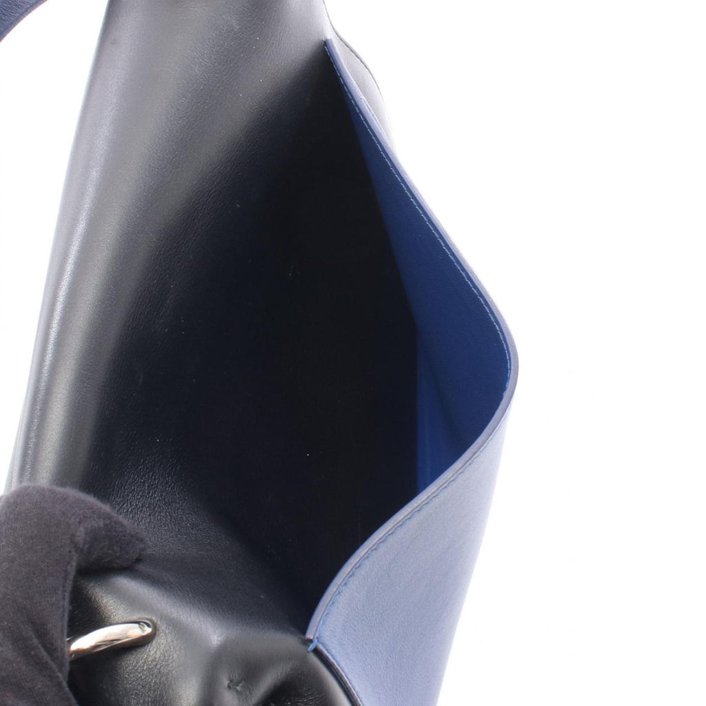 Dior Shoulder Bag BE Black Blue Lambskin — view 6