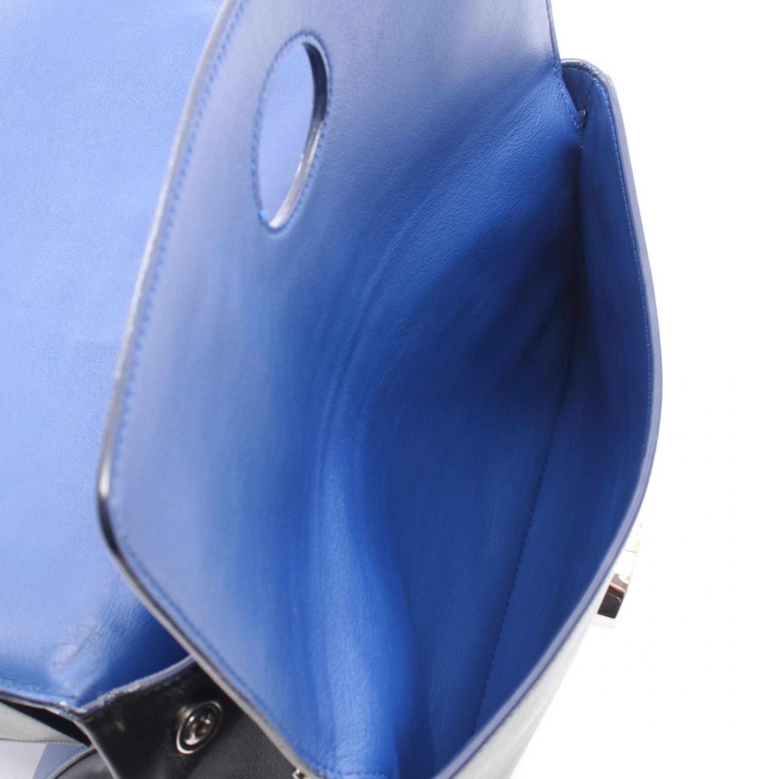 Dior Shoulder Bag BE Black Blue Lambskin — view 4