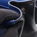 Dior Shoulder Bag BE Black Blue Lambskin — view 9