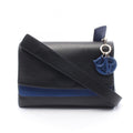 Dior Shoulder Bag BE Black Blue Lambskin
