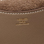 Hermes Handbag in the Loop 18 Etoupe Leather — view 4