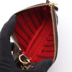 Louis Vuitton Handbag Mini Pochette Accessoire Damier Ebene T&b Canvas Leather — view 3