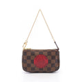 Louis Vuitton Handbag Mini Pochette Accessoire Damier Ebene T&b Canvas Leather