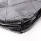 Chanel Backpack 22 Small Black Leather 22 Quilted Chain — view 7