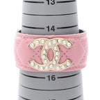 Chanel Bracelet CC Logo Leather Bangle — view 5