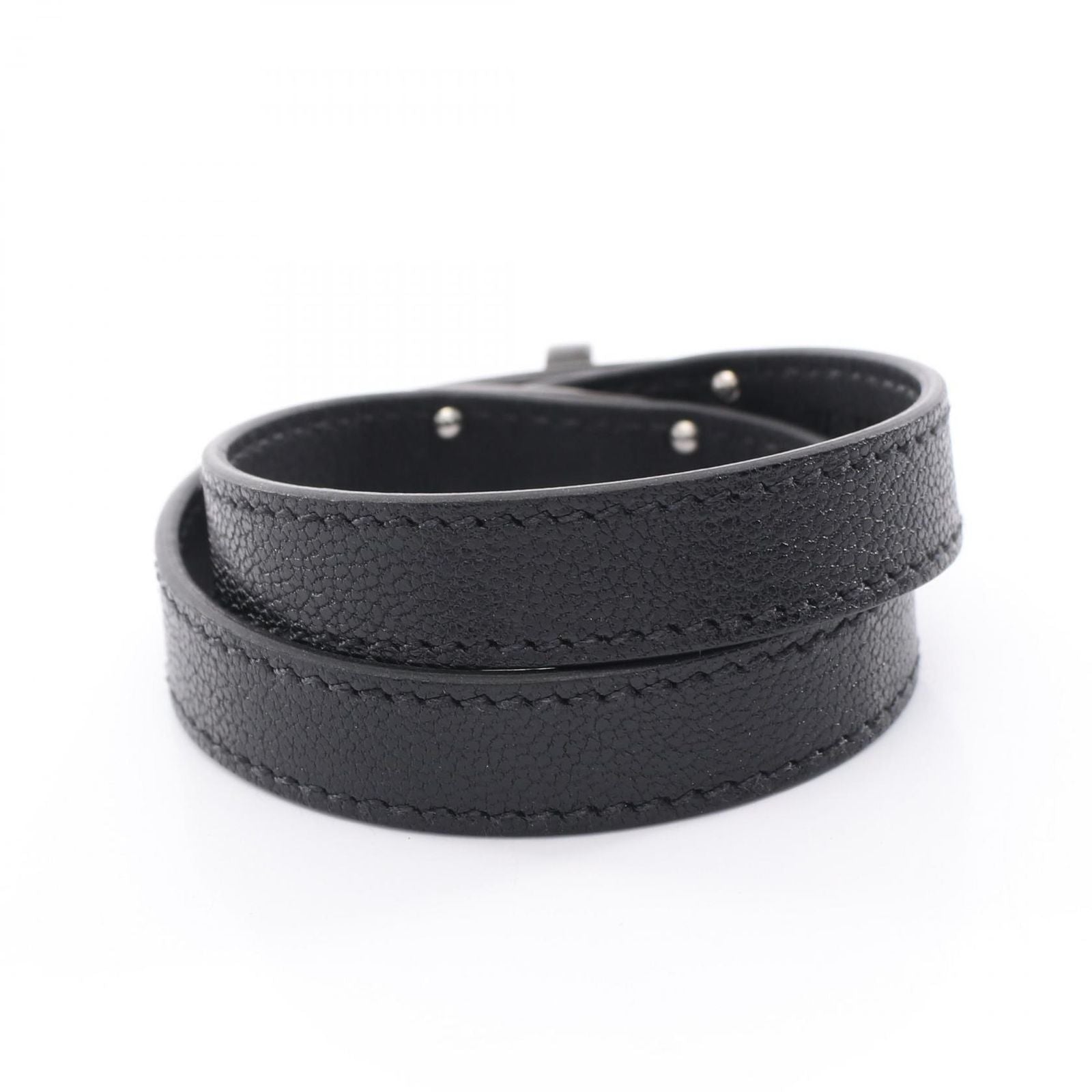 Hermes Bracelet Kelly Double Tour So Black Leather — view 2