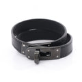 Hermes Bracelet Kelly Double Tour So Black Leather