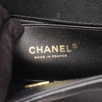 Chanel Shoulder Bag Boy Top Handle Flap 2-Way Black Leather Boy Top Chain — view 4