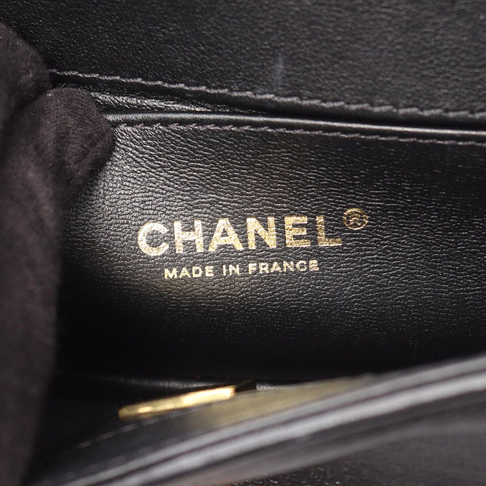 Chanel Shoulder Bag Boy Top Handle Flap 2-Way Black Leather Boy Top Chain — view 4