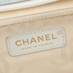 Chanel Handbag Wild Stitch Top Handle Lightblue Leather — view 4