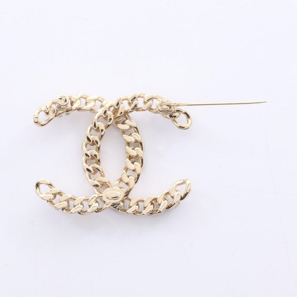 Chanel Brooch CC Logo — view 2