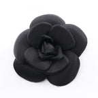 Chanel Brooch Camellia Black