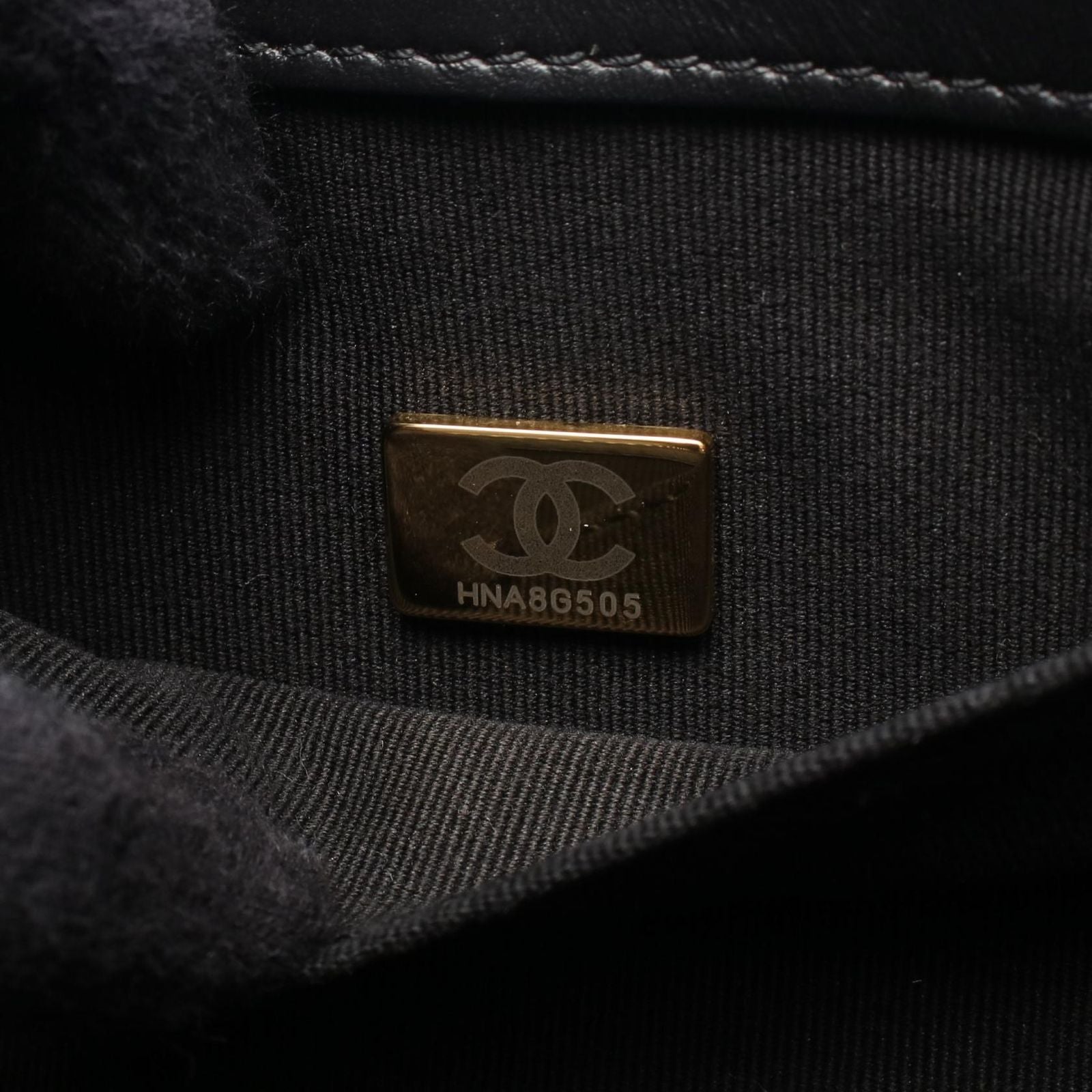 Chanel Shoulder Bag Small Shopping Quilted Black Leather — view 5