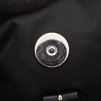 Prada Backpack Vela Black Nylon Saffiano Leather — view 9