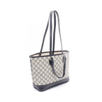 Gucci Tote Ophidia Small GG Supreme Navy Canvas Leather 2-Way — view 2