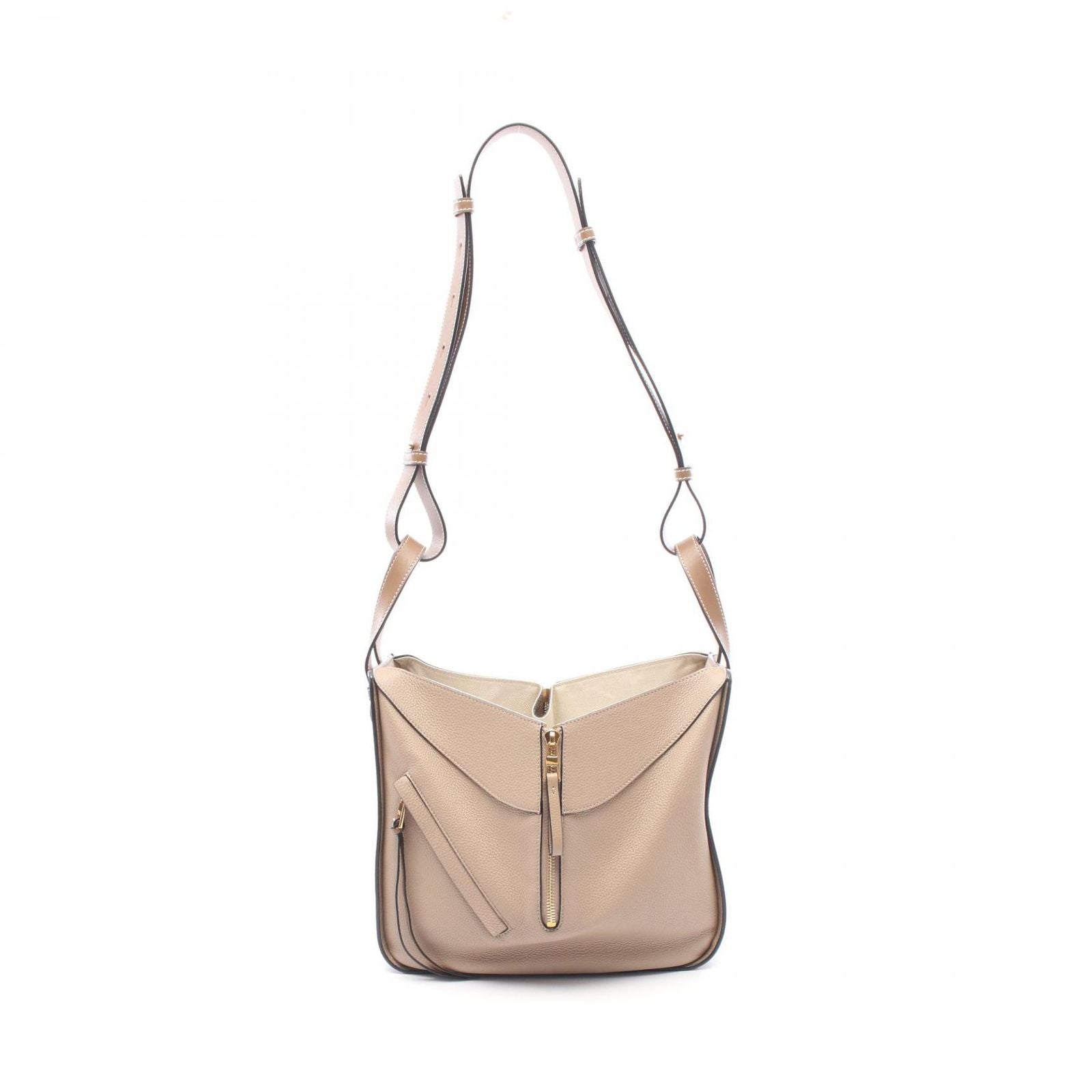 Loewe Handbag Hammock Small 2-Way Gray Leather — view 5