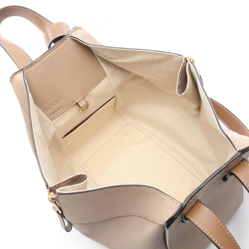 Loewe Handbag Hammock Small 2-Way Gray Leather — view 3
