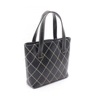 Chanel Tote Wild Stitch Black Leather — view 2
