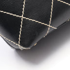 Chanel Tote Wild Stitch Black Leather — view 9