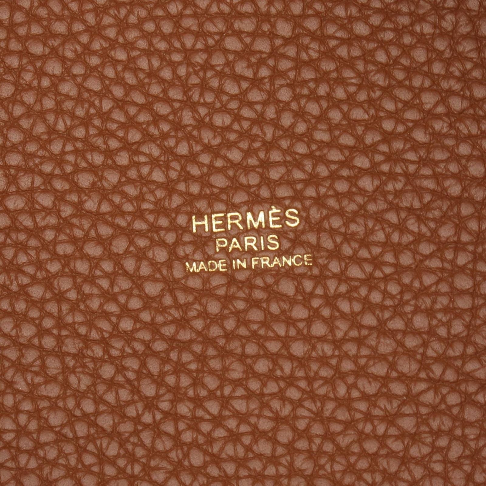 Hermes Handbag Picotin Lock PM Gold Leather — view 4
