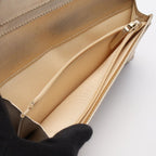 Chanel Bifold Wallet Quilted Champagne Gold Lambskin — view 4