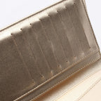 Chanel Bifold Wallet Quilted Champagne Gold Lambskin — view 9