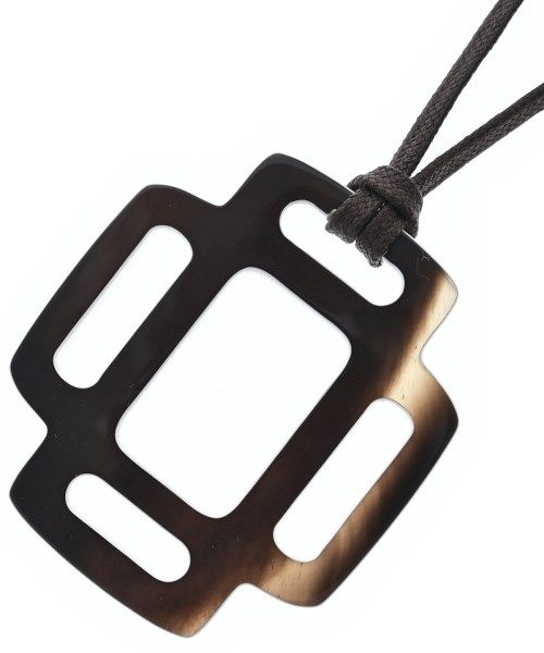 Hermes Necklace Brown