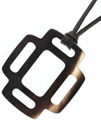 Hermes Necklace Brown
