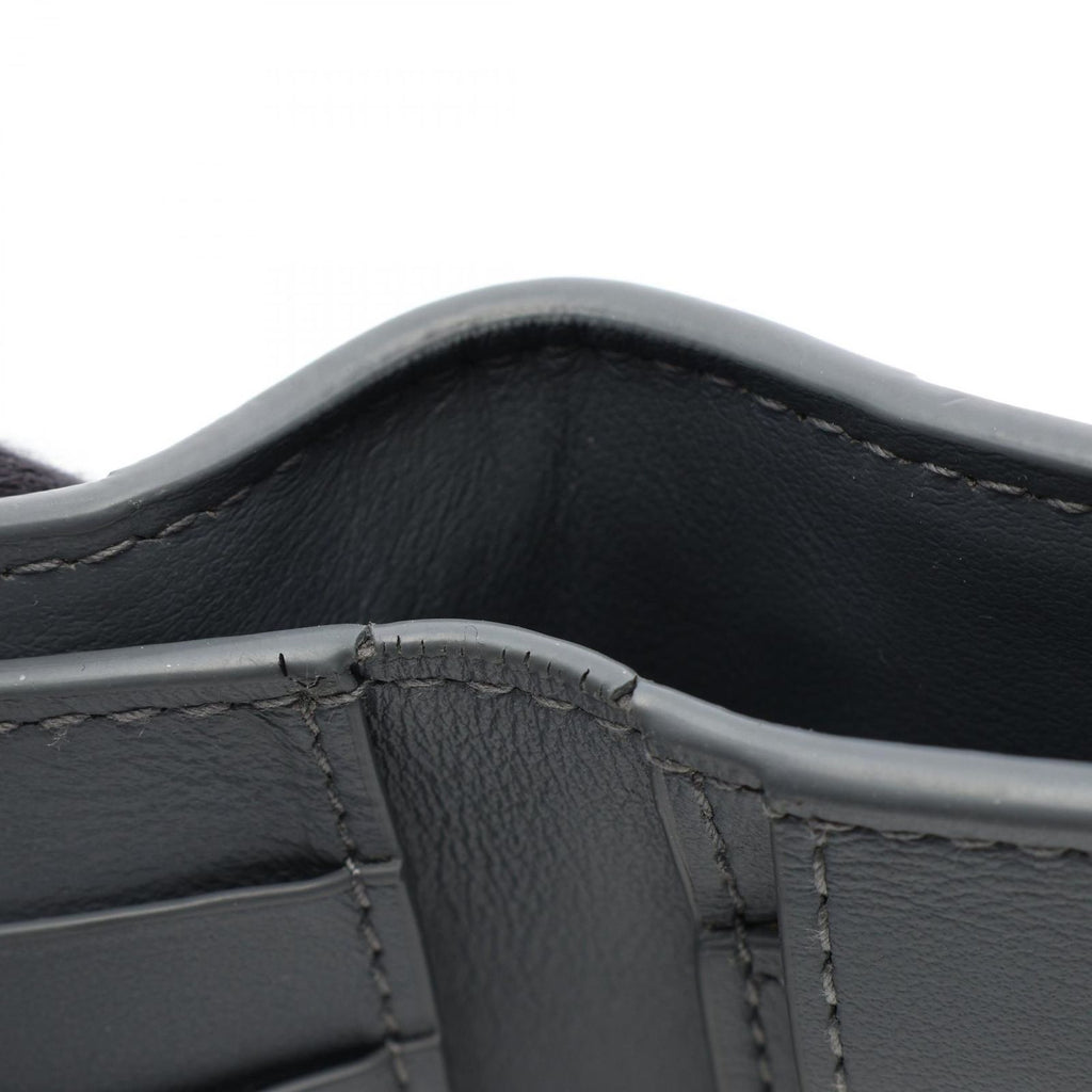 Bottega Veneta Bifold Wallet Maxi Intrecciato Gray Leather Cassette — view 6