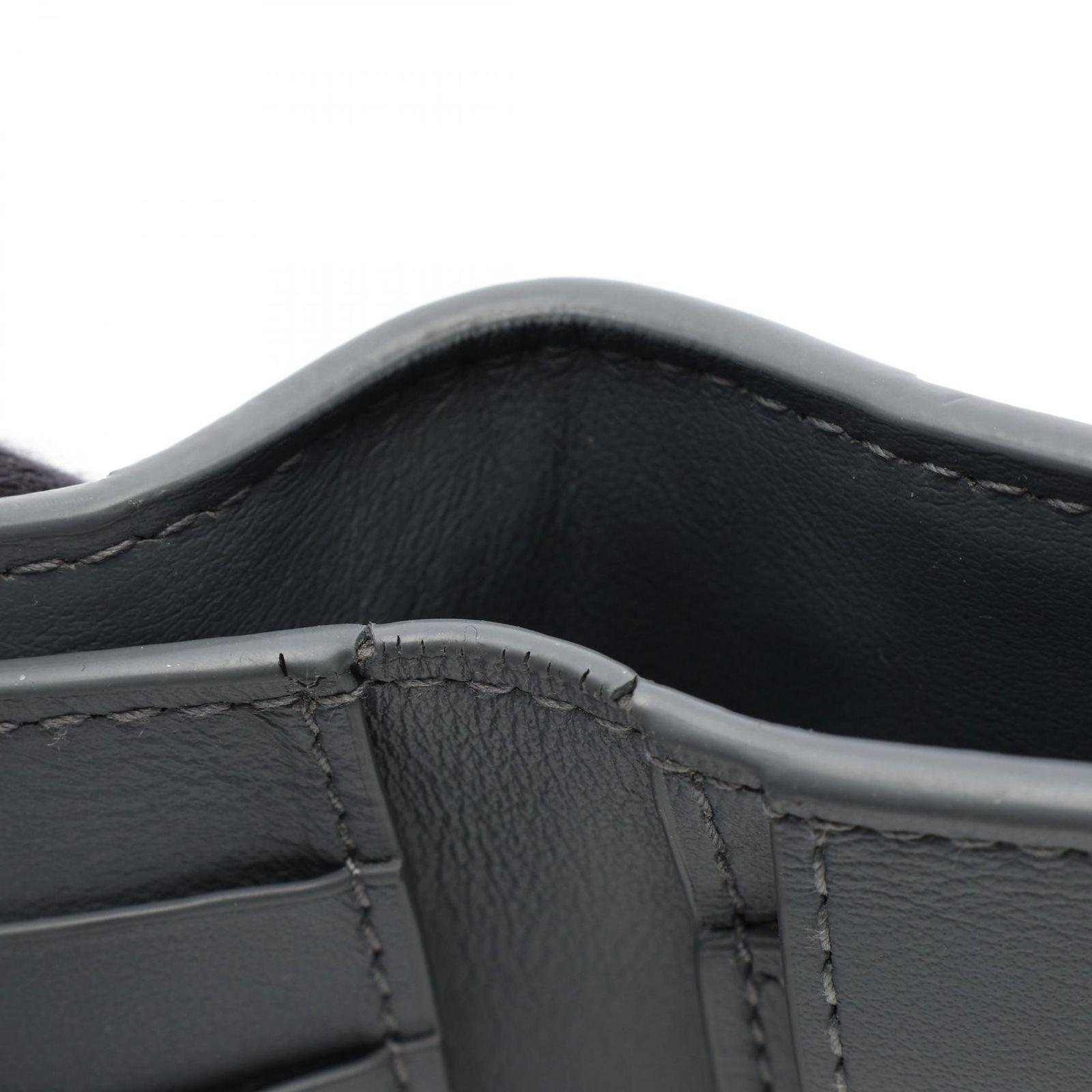 Bottega Veneta Bifold Wallet Maxi Intrecciato Gray Leather Cassette — view 6
