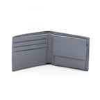 Bottega Veneta Bifold Wallet Maxi Intrecciato Gray Leather Cassette — view 3