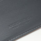 Bottega Veneta Bifold Wallet Maxi Intrecciato Gray Leather Cassette — view 4