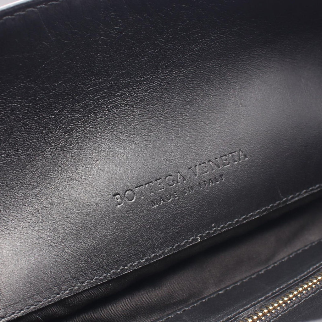 Bottega Veneta Shoulder Bag Black Leather — view 4