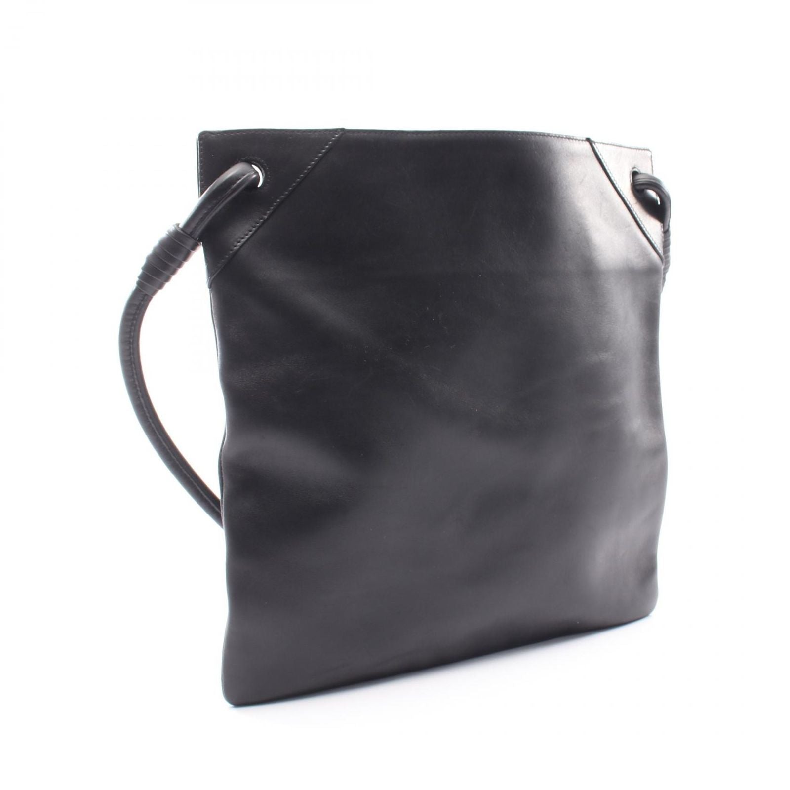 Bottega Veneta Shoulder Bag Black Leather — view 2