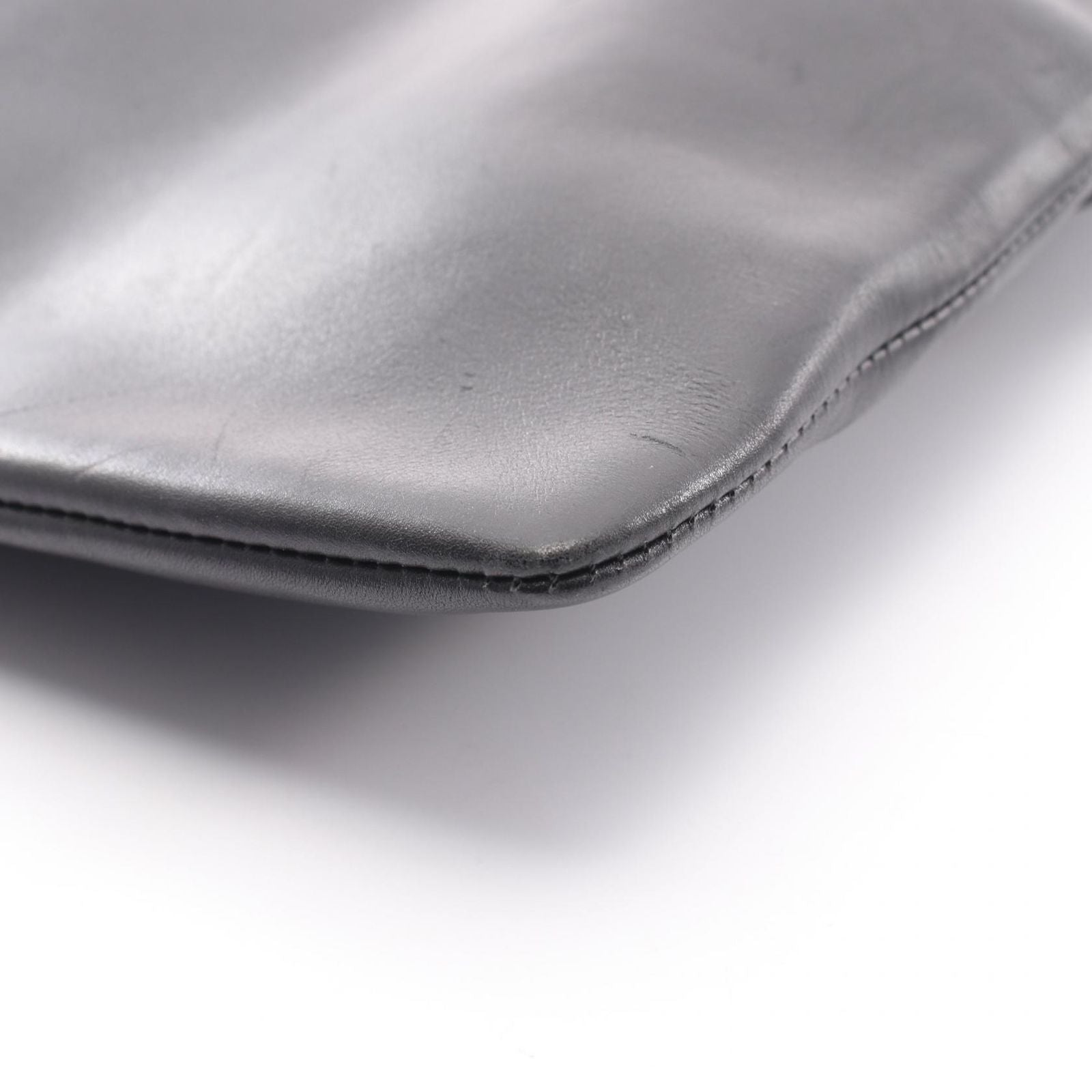 Bottega Veneta Shoulder Bag Black Leather — view 5