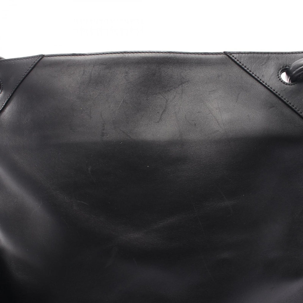 Bottega Veneta Shoulder Bag Black Leather — view 8