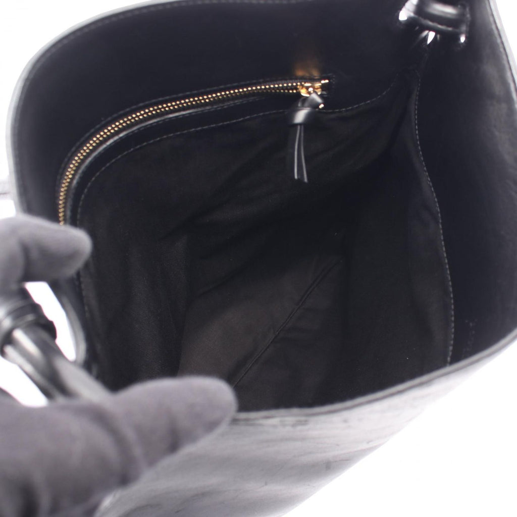 Bottega Veneta Shoulder Bag Black Leather — view 3