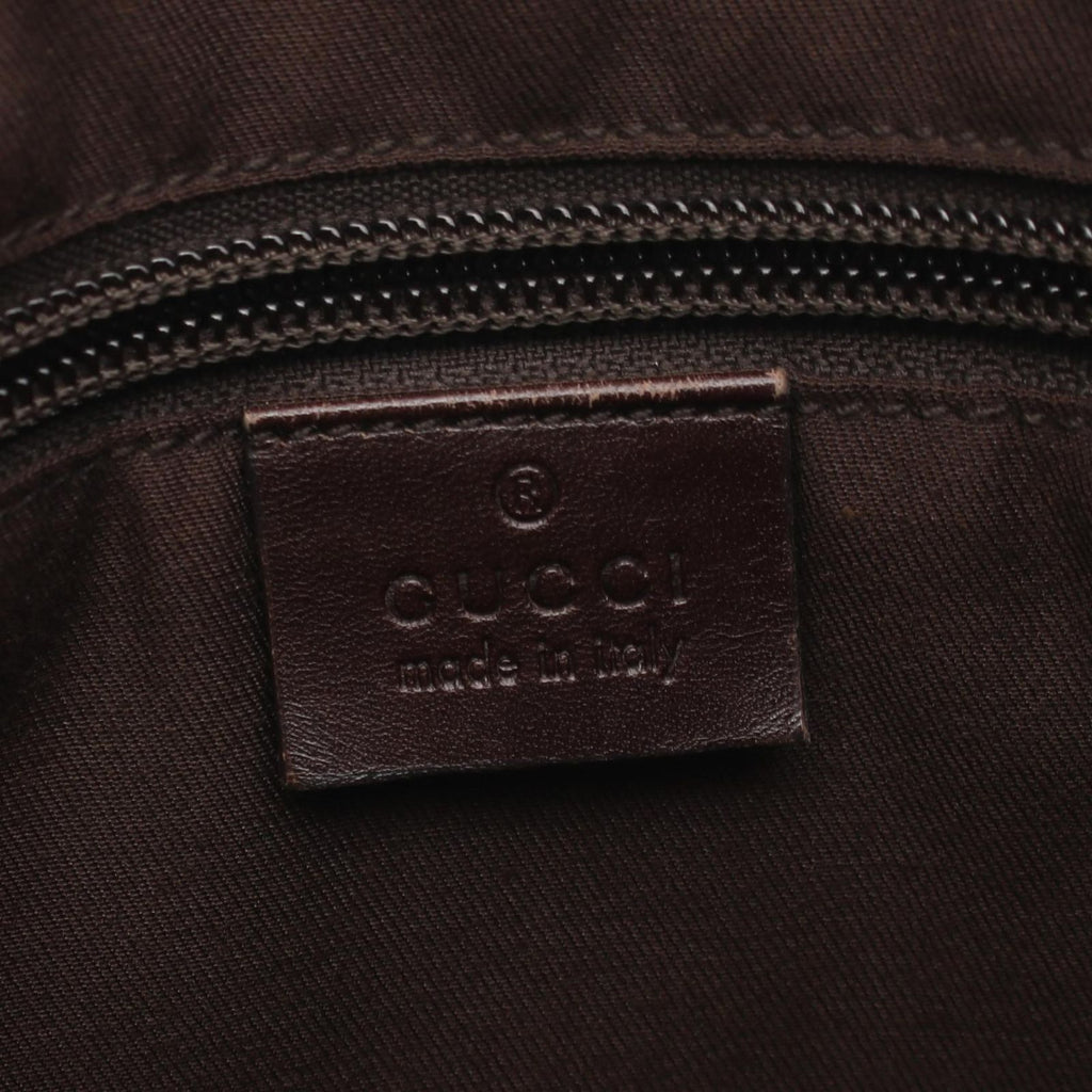 Gucci Shoulder Bag GG Canvas Beige Dark Brown — view 4