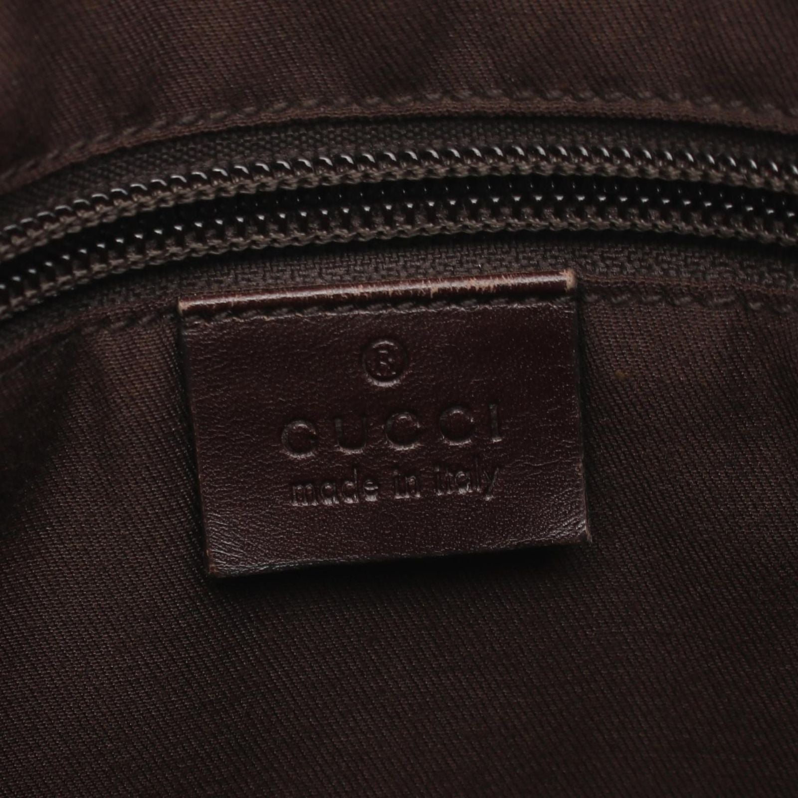 Gucci Shoulder Bag GG Canvas Beige Dark Brown — view 4