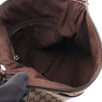Gucci Shoulder Bag GG Canvas Beige Dark Brown — view 3