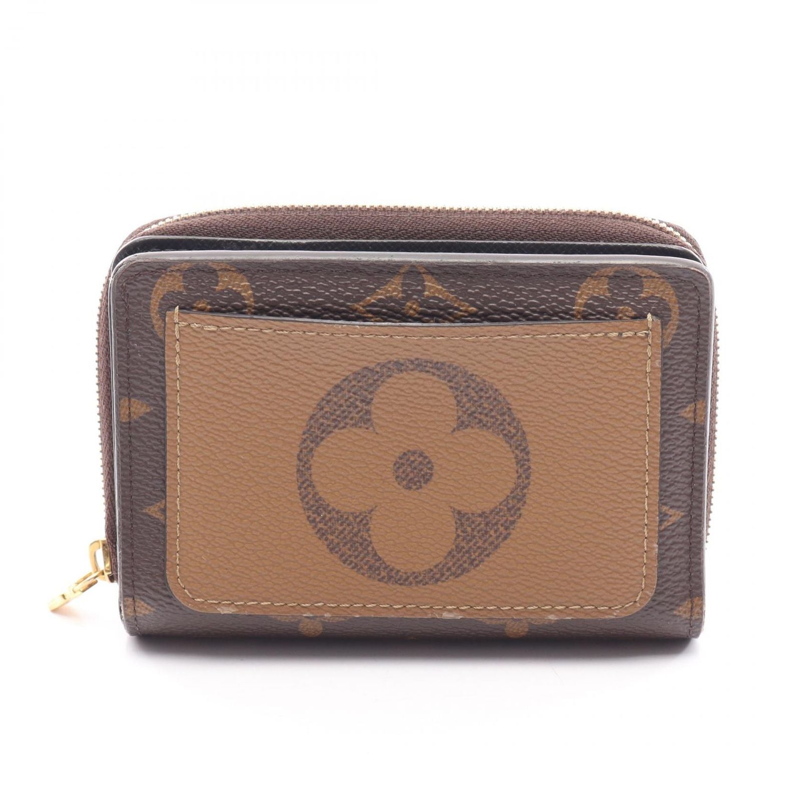 Louis Vuitton Bifold Wallet Portefeuille Monogram Reverse Canvas