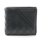 Bottega Veneta Bifold Wallet Intrecciato Black Leather