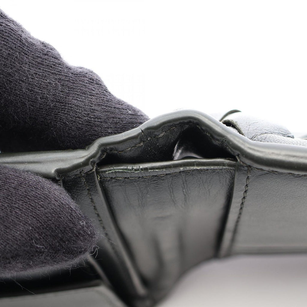 Bottega Veneta Bifold Wallet Intrecciato Black Leather — view 8