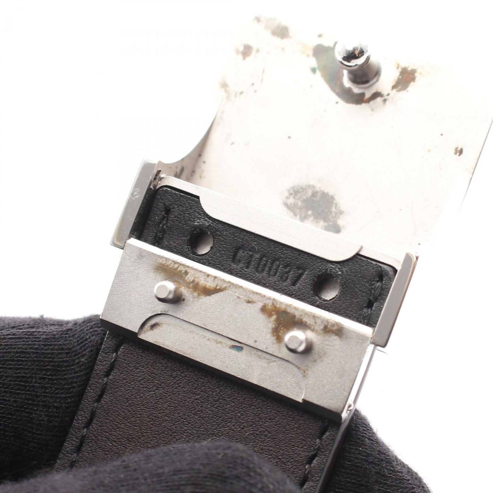 Louis Vuitton Belt Ceinture Carre Silver — view 5