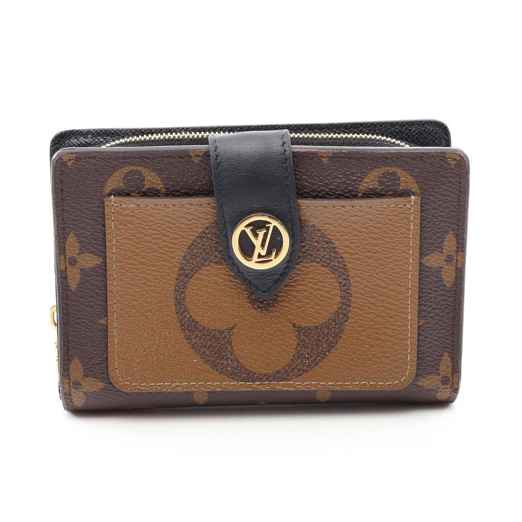 Louis Vuitton Bifold Wallet Portefeuille Juliette Monogram Giant Reverse Canvas