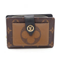 Louis Vuitton Bifold Wallet Portefeuille Juliette Monogram Giant Reverse Canvas